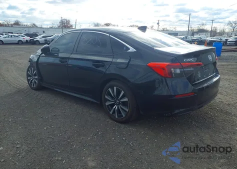 2023 Honda Civic Ex /Ex W/O Bsi из США, поврежденный, VIN 2HGFE1F72PH317405